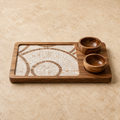 Shahi Mosaic Platter - Detachable Dip Bowls