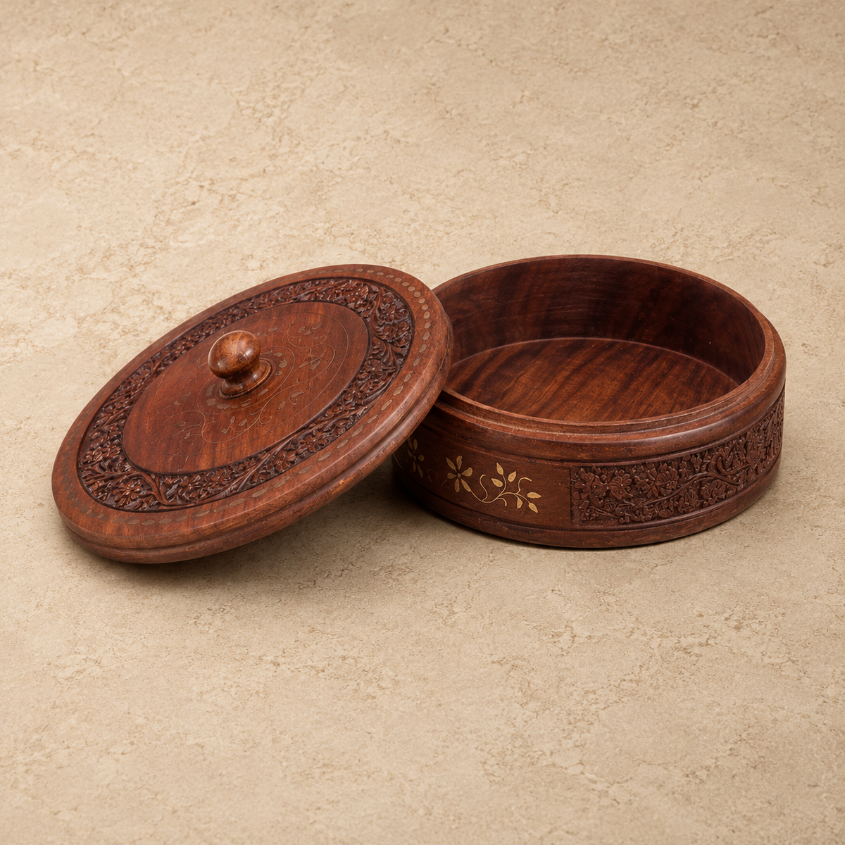 Wooden Roti Box